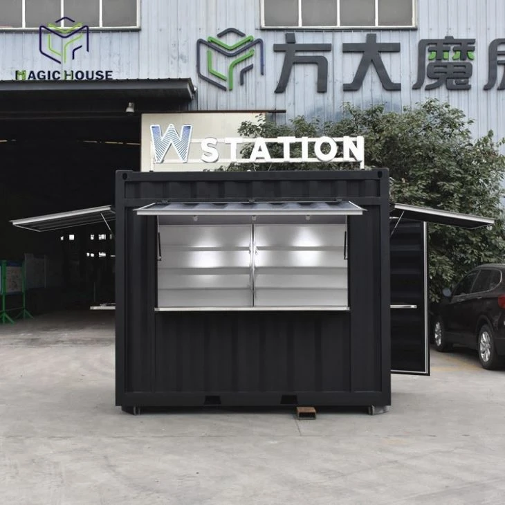 prefab house design container coffee bar