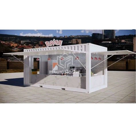 Shipping Container Popcorn Kiosk Suomi